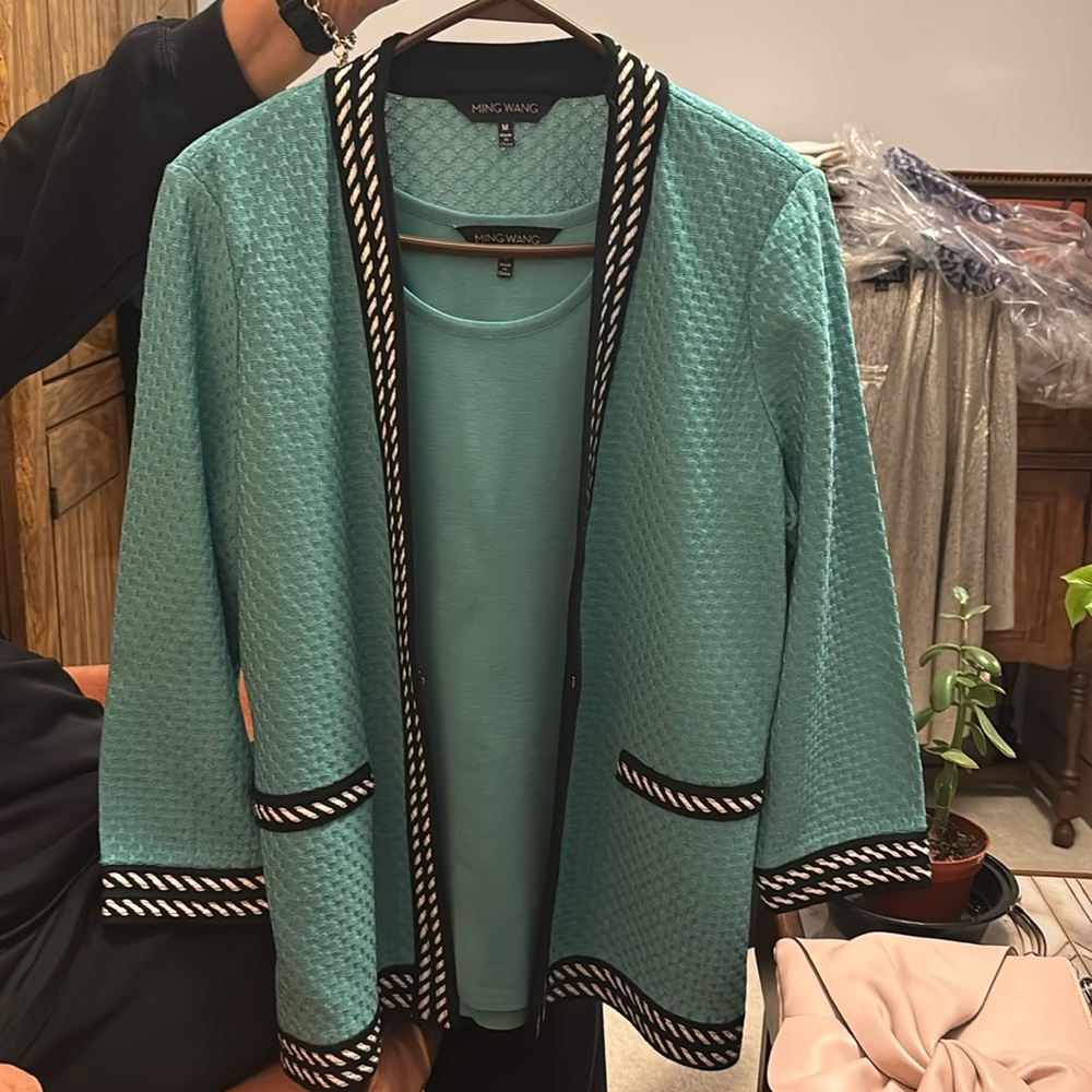 Ming wang too with cardigan